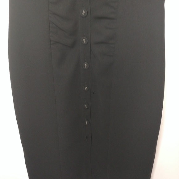 Calvin Klein Women's Size 4 Black Button Up Dress - Picture 6 of 7